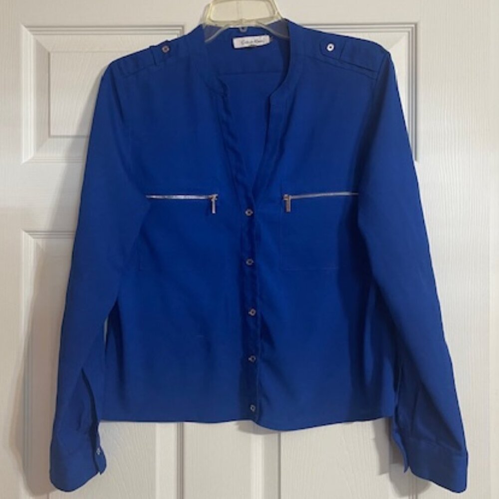 Calvin Klein Royal Blue Blouse